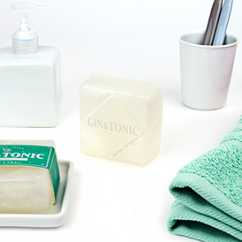 boozy soap gin and tonic