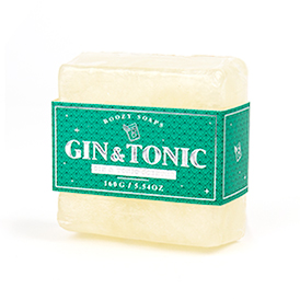 boozy soap gin and tonic
