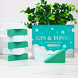 Gin & Tonic Bubble Bath Bombs