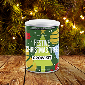 Christmas Tree Grow Tin