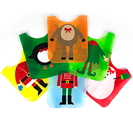 Christmas bibs for adults 2025