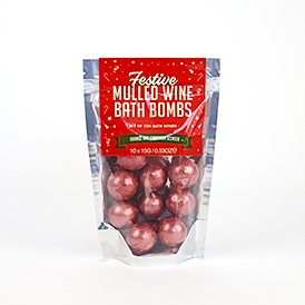 Festive Mulled Wine Bath Bombs