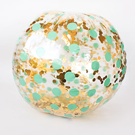 Giant Glitter Beach Ball