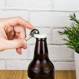 key blank bottle opener