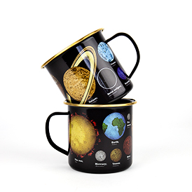Space Enamel Mug