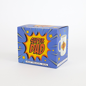 Super Dad heat reveal mug