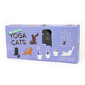Yoga Cat Plant Markers