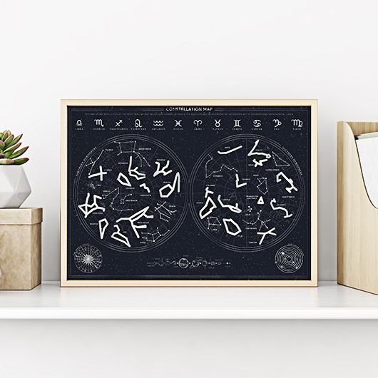 Constellation Scratch Map