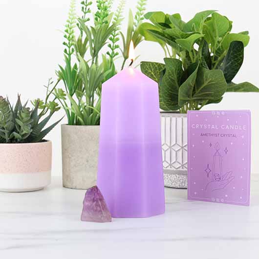 Crystal Candle Positive Energy from Gift Republic
