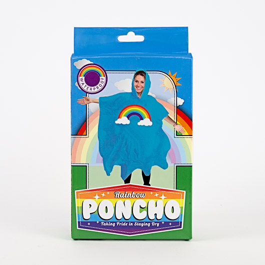 Rainbow Festival Poncho