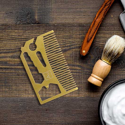 Beard Comb Multitool