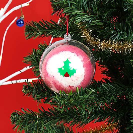Festive Bath Bomb Bauble