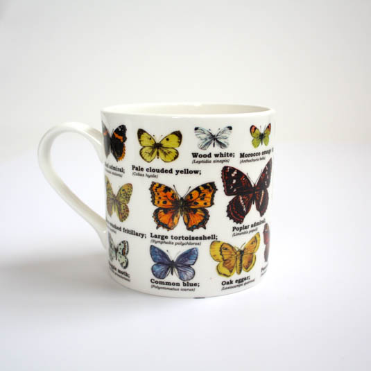 Butterfly Bone China Mug from Gift Republic