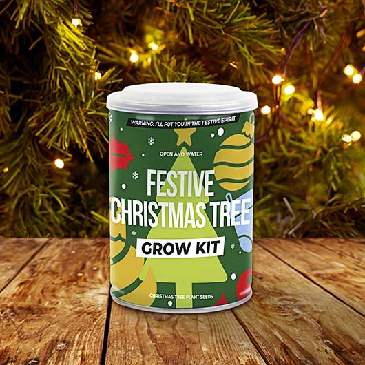 Christmas Tree Grow Tin