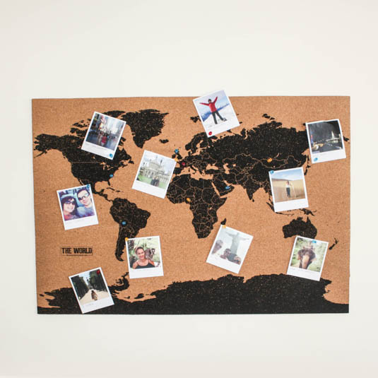 Cork Board Map Collection