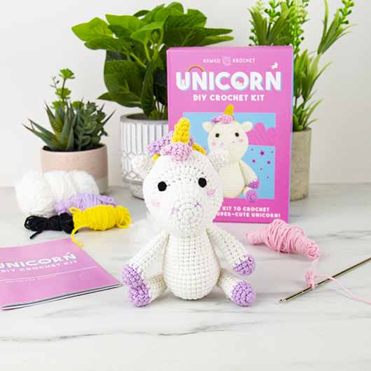 DIY Crochet Kit - Unicorn - from Gift Republic