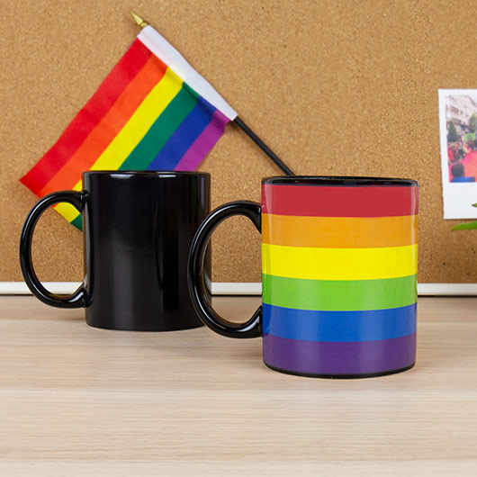 Gift Republic Heat Reveal Mug - Rainbow