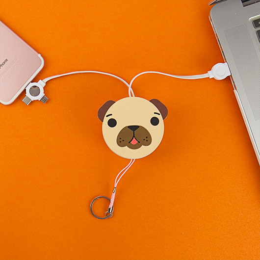 Power Pets - Retractable Pug
