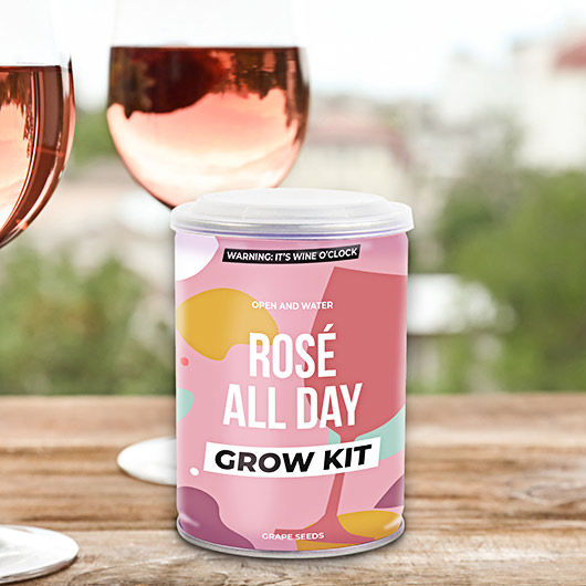 Rosé Wine Grow Tin