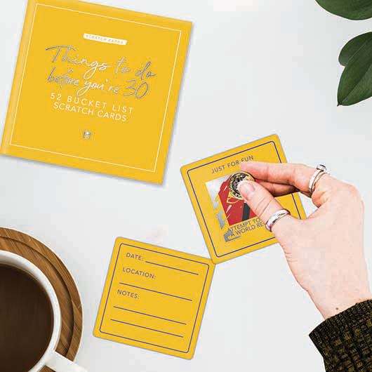 Things to do before your 30 - Scratch Cards