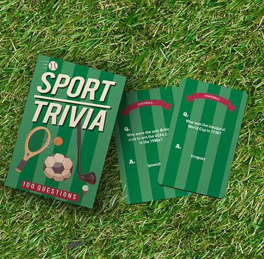 Ultimate Sports Football Puzzle & Trivia Cards - George & Co.