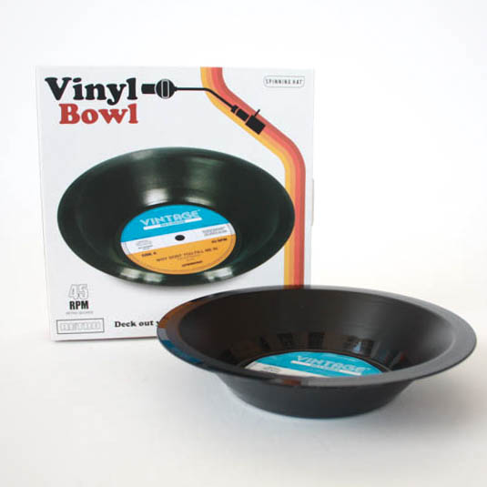 Retro Vinyl Bowl