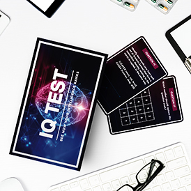 IQ test cards