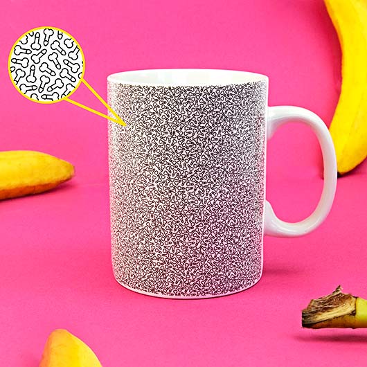 Gift Republic Heat Reveal Mug - Rainbow