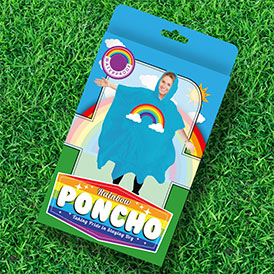 Rainbow Festival Poncho