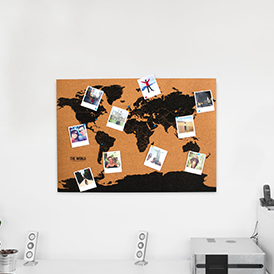 Corkboard Map