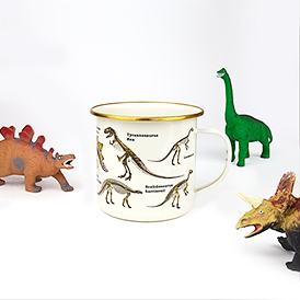 Dinosaur Enamel Mug