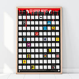 100 Dates Scratch Off Poster - Blackbrdstore