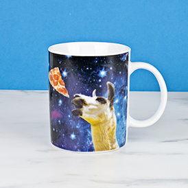 Llama in Space Mug