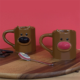 Reindeer animal mug