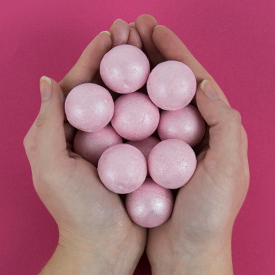 Rosé bath bombs