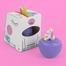 Unicorn egg soap