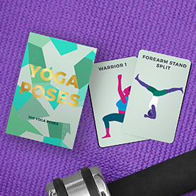 Yoga poses cards